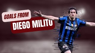 A few career goals from Diego Milito [upl. by Eintruoc]