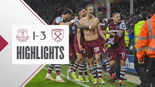 Everton 13 West Ham  Souček amp Álvarez Hit Stoppage Time Beauties  Premier League Highlights [upl. by Ridley719]