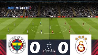 Fenerbahce  Galatasaray 00  SÜPER LİG 2324  MAÇ ÖZETI [upl. by Bathsheba987]