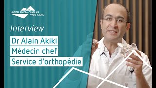 Interview  Dr Alain Akiki  Médecin chef du Service dorthopédie [upl. by Ume]