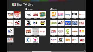 แอปดูทีวีออนไลน์ Thai TV Live บน Windowns App [upl. by Firman]