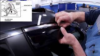 Episode 289  20172022 Honda CRV Door Visor Installation [upl. by Eniamert]