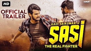 SASI THE REAL FIGHTER Sashi 2021 Official Hindi Trailer  New South Movie 2021  Aadi Surabhi [upl. by Etteneg]