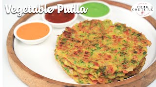 Vegetable Pudla  Easy to Make Breakfast Recipe  Chetna Patel Recipes [upl. by Devon]