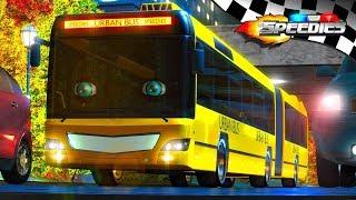 Wheels On The Bus  Speedies Cartoons For Children  Fun Nursery Rhymes For Toddlers [upl. by Eniamor144]