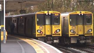 Merseyrail Trains at Wallasey stations in 2019 [upl. by Peggi]