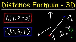 How To Find The Distance Between 2 Points In 3D Space [upl. by Samled]