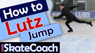 HOW TO DO A LUTZ  FIGURE SKATING ❄️❄️ [upl. by Ittam]