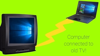 How to connect your computer to an old TV [upl. by Birecree]