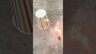 Baking Soda Vs Sugar in Fire experiment crazyscience science fire amazing [upl. by Allemahs208]