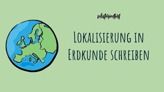 Lokalisierung in Erdkunde schreiben  Aufbau  Beispiel  Geographie  Klausur  PDF  Musterlösung [upl. by Enhpad978]