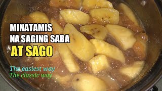 Minatamis Na Saging  How To Cook [upl. by Michaud638]