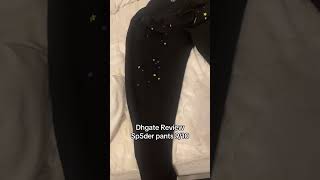 Spider Sweatpants from DHGate Review 🔥 SpiderSweatpants DHGate FashionReview [upl. by Alliehs]