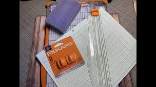 Sharpening Paper Trimmer Blade EASY How To [upl. by Leiad]