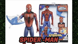 Marvel Titan Hero Series SpiderMan Blast Gear 12 inch Action Figure Unboxing amp Short Review [upl. by Carlos]