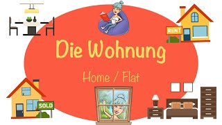 Die Wohnung  Mein Haus  Zimmer  Deutsch lernen  German Hause  Almanca Evin Bölümleri  Adjektiv [upl. by Ariella]