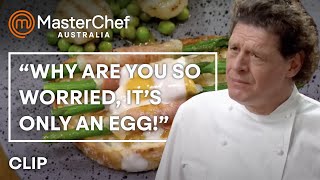 Egg Dishes Under Pressure  MasterChef Australia  MasterChef World [upl. by Nosnevets452]