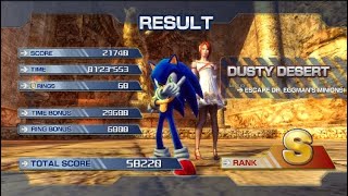 Getting S Rank in Dusty Desert  Sonic Project 06 [upl. by Reinaldo]