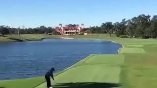 Golf Rules  Player Hits Bird with Moving Ball [upl. by Ahsiei]