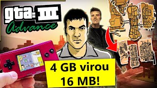 Port Impossivel da cidade do GTA 3 de 16 MB pro GBA Liberty City de 4 GB do PS2ADVANCE Nintendo [upl. by Viridissa]