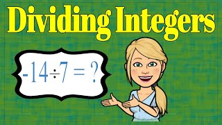 Learn the Rules for Dividing Integers  7NSA2 💚 [upl. by Yrrem924]