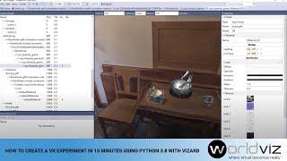 How to create a VR experiment in 15 minutes using Python 38 with Vizard [upl. by Doner]