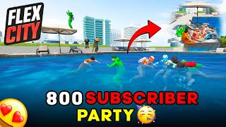 Party Time 800 Subscribers Special l Flex city Gameplay l Viceonline [upl. by Huoh]