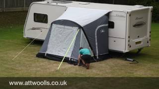 Sunncamp Swift Air Porch Awning Pitching amp Packing Video [upl. by Hcib]