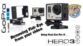 GoPro  What is FishEye and how to remove it from your video in seconds FCPX Tutorial [upl. by Dlanar666]