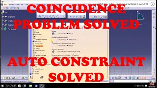 How to Activate Constraints Auto Update  CATIA V5 Settings [upl. by Rita306]