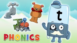 Phonics  Learn to Read  Fun with Letter T  Alphablocks [upl. by Airottiv545]