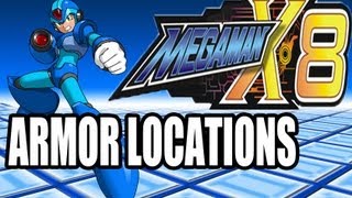 Megaman X8 Armor Locations [upl. by Mroz971]