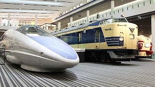 京都鉄道博物館、報道公開＝ＳＬから新幹線まで、貴重な５３両収蔵 [upl. by Leunamne]