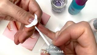 How To AtHome DIY French Manicure [upl. by Einattirb548]