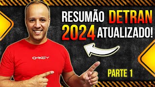 RESUMÃO DETRAN 2024 provadetran detran2024 simuladodetran2024 [upl. by Lindley]