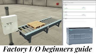 Factory IO tutorial for beginners  Get started and connect to TIA portal  Siemens S71200 PLC [upl. by Noivert109]