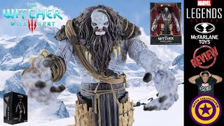 Mcfarlane Toys The Witcher 3 Wild Hunt Ice Giant Mega Action Figure Ice Giant Unboxing amp Review [upl. by Ahsilef]