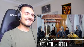 Puspa Karima  Ketuk Tilu  Geboy LIVE Reaction [upl. by Arondell]