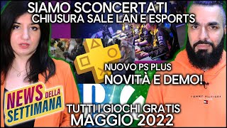 SCONCERTANTE SCHIFO ITALIANO LAN E ESPORTS  PS4PS5 TORNANO LE DEMO  GIOCHI GRATIS MAGGIO 2022 [upl. by Ylsel]