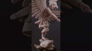 Aarakocra 3D print 3dprintingmodel [upl. by Atsyrk940]