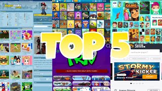 TOP 5 MELHORES SITES DE JOGOS NO NAVEGADOR [upl. by Romie250]