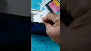 Cara memasukkan kartu sim di samsung galaxy Tab A [upl. by Adnesor]