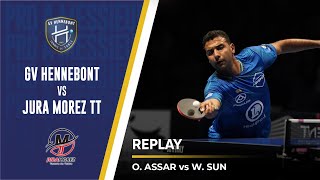 Assar Omar vs Sun Wen  Hennebont  Jura Morez  PRO A [upl. by Lorimer]