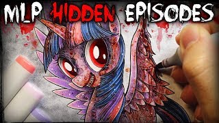 My Little Pony SECRET episodes  Creepypasta Story  Drawing Scary Stories [upl. by Navinod]