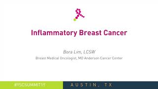 Whats New with Inflammatory Breast Cancer Treatment 2019 [upl. by Ravert]