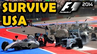 SURVIVE USA  Realistic Damage F1 2014 [upl. by Pages670]