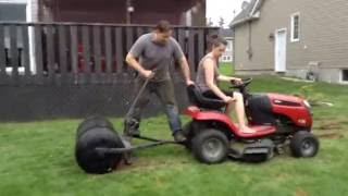 DIY Sod Cutter for Lawn Tractor [upl. by Laius442]