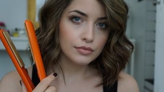 SIMPLE BEACH WAVES  HOW I STYLE MY SHORT HAIR [upl. by Bonnell191]