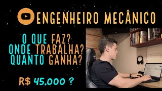 TUDO SOBRE ENGENHARIA MECÂNICA  O QUE FAZ UM ENGENHEIRO MECÂNICO ONDE O ENGENHEIRO PODE TRABALHAR [upl. by Elesig565]