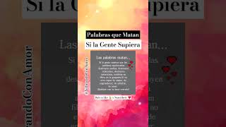 🔴 Palabras que Matan frases [upl. by Firahs970]